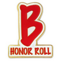 School - B Honor Roll Pin